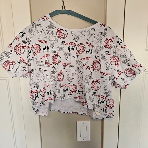 Disney Snow White Crop Top - Picture 1 of 3